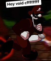 big_penis black_shoes cfff=fracasado creepypasta demise_(song) friday_night_funkin friday_night_funkin_mod funny horror mario_(series) marios_madness meme mx_(mario_85) nintendo no_eyes pale_skin red_cap running smile solo_male tall_male
hay_void_cfffff