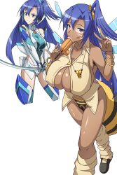 bimbo bimbo_body bimbofication bimbofied dark-skinned_female fellatio_gesture gyaru gyaru_bee gyarufication gyarufied kakikorori kazanari_tsubasa long_hair magical_girl navel nipples nude ponytail pubic_hair pussy race_swap senki_zesshou_symphogear senki_zesshou_symphogear_xd_unlimited senki_zesshou_symphogear_xv spread_legs tan tan_body