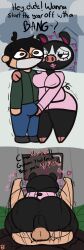 agnes_(animal_crossing) amazon_position amazonian_mating_press animal_crossing animal_crossing_boy anthro aroused ass bedroom_eyes big_breasts big_butt breasts bulge bulge_grab clothing domestic_pig dominant dominant_female duo female female_on_top hi_res huge_butt human imminent_sex instant_loss_2koma inviting_to_sex klutzatdusk male male/female mammal narrowed_eyes nintendo nipple_outline on_top penetration seductive sex suid suina sus_(pig) tight_clothing vaginal_penetration villager_(animal_crossing)