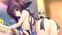 apron asagiri_nozomi game_cg oryou pretty_x_cation pussy uncensored