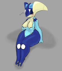 artesjsc big_breasts breasts female greninja pokemon pokemon_(species) thick_thighs wide_hips