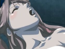 1girls accurate_art_style animated animated_gif bible_black brown_hair female female_focus gif loop looping_animation nude_female screencap screenshot shin_bible_black solo_focus toudou_yuki