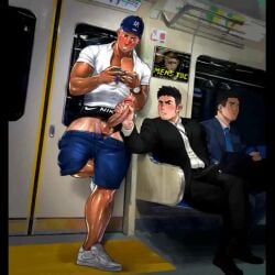 3boys animated artisticjinsky beard_stubble beefy big_bulge big_penis black_eyes black_hair blue_eyes blush blushing_profusely briefcase bukkake bulge bulge_through_clothing cap cellphone chikan cum cum_drip cum_explosion cum_on_body cum_on_clothes cum_on_face cum_on_hair cum_on_penis cum_on_shoulder cum_on_upper_body cum_splatter cum_string cum_through cum_through_clothes cum_trail dark_skin dripping duo duo_focus ejaculation erection erection_under_clothes excessive_cum foreskin foreskin_folds frenulum full_body gay handjob holding_object holding_penis holding_phone hungry_mouth intense_orgasm jerking leaning_back long_cumshot long_penis male male/male male_only mature_male mp4 muscles muscular muscular_arms muscular_legs muscular_male muscular_thighs new_york_yankees nike no_sound orgasm original original_character pants_down penis_bigger_than_head pink_glans precum precum_bubble precum_drip precum_through_clothing public public_indecency retracted_foreskin salaryman semen short_hair shorts simultaneous_orgasms sitting smartphone sneakers standing standing_on_one_leg subway suit suit_and_tie tagme tan tan_body tanline tearing_up tears thick_penis tongue_out train train_interior unbuttoned uncensored uncircumcised uncut veiny_penis video wanking watching_porn white_shirt wristwatch yaoi