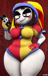 evil pomni (the amazing digital circus) from glitch productions by relliksb