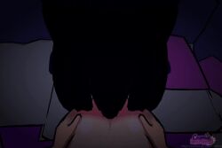 1boy 1girls 2025 ambiguous_penetration animated artist_self-insert artist_upload ass backshots beanie bed cosmichannah dark_room doggy_style duo enjoying female_artist gripping_ass hannah_(cosmichannah) light-skinned_female light-skinned_male moaning pov self_upload silent_dom silent_male sound tagme thick_ass transfem transgender_woman video