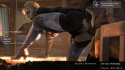 3d anal animated bodysuit high_heel_boots high_heels jill_valentine jill_valentine_(blonde) jill_valentine_(julia_voth) majini resident_evil resident_evil_5 source_filmmaker tdw