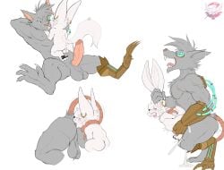 4_fingers 4_toes anal anthro ball_tuft black_pawpads blush bodily_fluids canid canine chest_tuft closed_eyes cum cum_in_ass cum_inside duo ear_piercing ear_ring erection feet fennec_fox fennephilim_fox fingers fox fur genital_fluids genitals grey_body grey_fur grey_hair hair hi_res kissing looking_at_another looking_back male male/male mammal multiple_positions murid murine open_mouth oral pawpads penis piercing precum prosthetic prosthetic_arm prosthetic_leg prosthetic_limb rat rimming ring_piercing rodent scar sex size_difference stomach_bulge tagger_fox tail_on_neck toes true_fox tube tuft vein veiny_penis