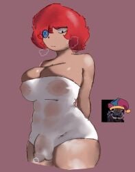 1futa balls big_ass big_balls big_breasts big_butt big_penis breasts digital_circus futa_only futanari intersex konyxd penis pomni pomni_(the_amazing_digital_circus) ragatha_(the_amazing_digital_circus) solo tagme the_amazing_digital_circus