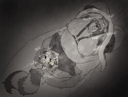 absurd_res ailurid alley anthro armpit_hair armpit_musk ass barrel_(lustful_desires) bodily_fluids body_hair cum cum_in_mouth cum_inside cum_on_face duo genital_fluids genitals hi_res human human_on_anthro humanoid_genitalia humanoid_penis interspecies lustful_desires male male/male male_human mammal mayku moobjob moobs musk musk_clouds nipple_piercing nipples overweight overweight_male penis piercing pubes red_panda slightly_chubby slightly_chubby_male sweat sweaty_body tao_(lustful_desires) text