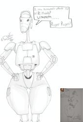 b1 battle droid from clone wars by cartoonwizzard