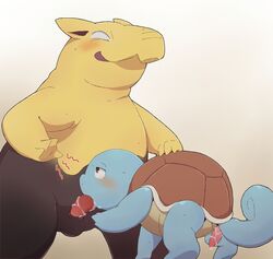 blush drowzee male male_only nintendo no_humans pokemon scalie squirtle video_games yaoi yonezmi