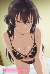 ai_generated big_ass big_breasts incest lingerie ryuuziken01 suou_yuki tokidoki_bosotto_russian_de_dereru_tonari_no_alya-san