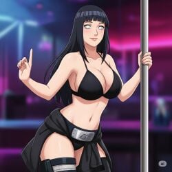 ai_generated bikini hyuuga_hinata looking_at_viewer naruto