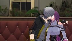1boy 2girls 3d animated caelus_(honkai:_star_rail) cipher_(honkai:_star_rail) comedy cum english_dialogue english_voice_acting excovacado female fully_clothed funny handjob hellhmv honkai:_star_rail kafka_(honkai:_star_rail) kissing male meme merurava oblivious shorter_than_30_seconds sound tagme time_stop video voice_acted
