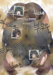 3girls android android_girl anus anus_visible_through_clothes ass ass_focus back back_view big_ass black_hair blush cameltoe clothing dark_green_hair fart fart_cloud fart_everywhere fart_fetish fart_size_difference farting farting_on_another farting_together farts female female_only green_eyes green_hair hair hair_ornament hand_on_ass huge_ass jane_doe_(zenless_zone_zero) orange_eyes police police_officer police_uniform policewoman ponytail pussy qingyi_(zenless_zone_zero) somang thick_thighs thigh_strap thighs tower_human twintails two-tone_hair zenless_zone_zero zhu_yuan