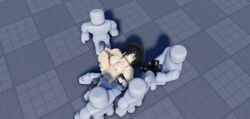 1girls 3d 5boys 5boys1girl anonymous_male baseplate black_hair breasts broken_rape_victim camera double_handjob drooling enjoying_rape female footjob_with_one_foot gangbang gangrape handjob male male_penetrating nipples original_character penis pussy rape recording red_eyes roblox robloxian self_upload swarmerrbxl vaginal_penetration wisp_(swarmerrbxl) witch