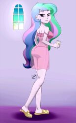 1girls 2014 artist_signature ass back back_view big_ass booty bubble_ass bubble_butt deviantart deviantart_link equestria equestria_girls female_only footwear good_morning hasbro holding_cup holding_glass holding_milk human indoors large_ass long_hair looking_at_viewer milf milk milk_glass morning multicolored_hair my_little_pony nightgown nipple_bulge no_ai old_art panties pia-sama pink_eyes principal principal_celestia round_ass sandals solo sun transparent_clothing very_long_hair window