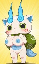 1anthro 1female 1girls :< abstract_background accurate_art_style adorable ai_assisted ai_generated anthro anthro_female anthro_focus anthro_only black_pupils blue_areola blue_belly blue_inner_ear blue_nipples blue_tail blue_underbelly blush blush_lines blushing_at_viewer blushing_female breasts canine cat_ears chibi civitai coloredbin.ai cute cute_face cute_girl cute_pussy dog_girl doggirl domestic_dog face_markings feline_ears female female_anthro female_focus female_only foo_dog front_view front_view_focus full_body full_body_view fully_naked fully_naked_anthro fully_naked_female fully_nude fully_nude_anthro fully_nude_female genderswap_(mtf) glossy_body glossy_skin green_bag green_eyes green_sclera guardian_spirit huge_boobs huge_breasts huge_tits koma-san komainu komasan large_boobs large_breasts large_tits light_body light_fur looking_at_viewer petite petite_body petite_female petite_pussy pink_nose plump_boobs plump_breasts plump_tits pussy rule_63 shiny_skin shortstack shortstack_female small_female small_girl small_pussy solo solo_anthro solo_female solo_focus standing standing_position swirl_pattern tail top_heavy top_heavy_breasts yellow_background yo-kai_watch yokai youkai youkai_(youkai_watch) youkai_watch
