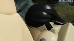 1boy 1boy1girl 1girls 3d artist_name big_breasts black_hair blowjob blush breasts fellatio female loop looping_animation male nude oral pale-skinned_female pale_skin penis roblox robloxian shorter_than_30_seconds sound source_request tagme veryyellowbread video white_skin worship