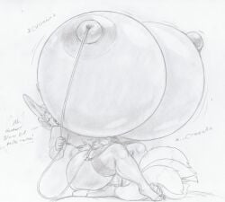 2025 absurd_res air_inflation alba_(blackfox85) anthro ass begging_for_more big_breasts big_butt big_nipples blackfox85 bodily_fluids bottomwear breast_expansion breasts canid canine close_to_bursting closed_eyes clothed clothing creaking creaking_breasts curvy_figure dialogue duo english_text expansion expansion_sound_effect eyelashes female female_focus fox fox_spirit gin_(blackfox85) groan groaning_breasts hair hair_bun hi_res hose hose_in_nipple hose_inflation hourglass_figure huge_breasts huge_butt huge_hips huge_nipples huge_thighs hyper hyper_breasts hyper_nipples inflation lagomorph larger_female leaning leaning_backward legwear leporid long_ears looking_pleasured male mammal monochrome mostly_nude_female mostly_nude_male motion_lines multi_tail nipples on_lap open_mouth rabbit scut_tail short_tail shorts shorts_only sitting size_difference small_waist spherical_breasts sweat tail text thick_thighs thigh_highs topless traditional_media_(artwork) wide_hips