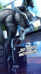 1girls 3d anthro big_ass big_breasts cjuice dat_ass huge_breasts sapphire_(da.nilkaz) snake snake_girl