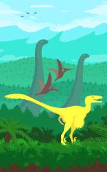 2025 5:8 ambient_bird ambient_pterosaur brown_body claws cloacal_penis cloud dino_run dinosaur dromaeosaurid erection evergreen_tree feathered_dinosaur feathered_scalie feathers feral fern flying green_body group hi_res hill licking_mouth long_neck looking_at_another looking_at_another&#039;s_penis looking_back male membrane_(anatomy) membranous_wings mountain orange_eyes outside penis pine_tree pixelated pixeljam plant prehistoric_species pterosaur reptile roots saurischian sauropod sauropodomorph scalie sickle_claw tail tail_tuft theropod toe_claws tongue tree tuft white_eyes wide_eyed wings worm yellow_body yellow_feathers zw3