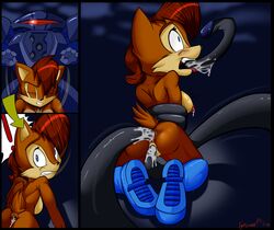 sally acorn from sega by soultornado