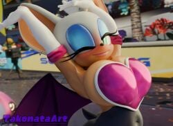 rouge the bat from sega by nottanj