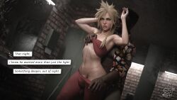 cloud strife from final fantasy by schnitzeltime