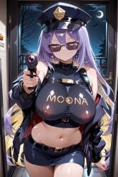 moona hoshinova from halloween by arbitrary