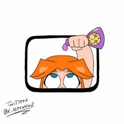animated big_breasts clash_(series) clash_royale emote emote_(clash_royale) gif goblin_(clash_royale) valkyrie_(clash_royale) x_alexnsfw2