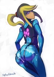 samus aran from metroid by splashbrush