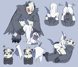 absol anus ass bear female furry interspecies male nintendo pancham panda panda_bear pangoro penis pokemon pokemon_(species) pussy sex straight threadandclaws vaginal_penetration video_games