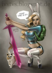 fionna the human girl from adventure time by ivstvs