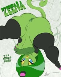 2016 2d anus ass bcdickchix bcfuta big_ass big_breasts big_hair big_hips big_lips black_eyeliner black_skin blue_eyes breasts brendancorris deadly_six eyelashes eyeliner green_hair green_skin green_tail horn huge_ass huge_lips long_hair multicolored_body naked nude painted_nails pink_fingernails pussy sega sideboob small_waist sonic_(series) sonic_lost_world sonic_the_hedgehog_(series) striped_body tail thick_thighs vagina zeena zeti zeti_(species)