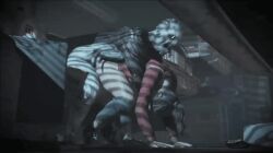 1girls 3d 3d_animation animated artist_name artist_request hardcore resident_evil zombie