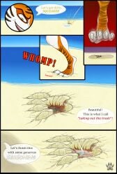 absurd_res anthro beach blood bodily_fluids comic crush cum feet felid feline foot_crush genital_fluids gore hi_res hindpaw huge_filesize macro male mammal micro mouse murid murine pantherine paws rodent shiraclawr squash_(disambiguation) stomping tiger trampling urine