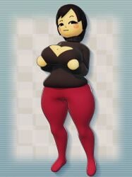 1girls ava_(gazoogaloo) female female_only full_body luiske476 mii nintendo oc solo solo_female