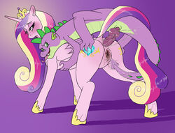 2014 alicorn anal anal_sex anus blush dontfapgirl dragon equine erection female feral friendship_is_magic horn horse knot male mammal my_little_pony penetration penis pony princess_cadance_(mlp) pussy pussy_juice sex spike_(mlp) wet wet_pussy wings