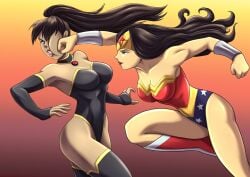 2021 2females 2girls amazon amazonian black_arm_warmers black_armwear black_leotard boobies boobs breasts carlotus clothed clothed_female clothed_female_clothed_female clothing commission commission_art curvaceous curvaceous_ass curvaceous_body curvaceous_female curvaceous_figure curvaceous_hips curvaceous_thighs dc dc_comics dcau diana_prince digital_art digital_drawing digital_drawing_(artwork) digital_media digital_media_(artwork) digital_painting_(artwork) fight fighting fit fit_female gold_tiara legs_up leotard long_black_hair long_hair long_ponytail one_eye_closed ponytail ponytail_female punch punching punching_face round_boobies round_boobs round_breasts round_tits round_titties shiny shiny_ass shiny_body shiny_breasts shiny_butt shiny_clothes shiny_hair shiny_legs shiny_skin shiny_thighhighs shiny_thighs silver_armlets silver_armor simple_background smirk smirking smirking_at_another smirking_face superheroine supervillain superwoman thick thick_butt thick_female thick_hips thick_legs thick_lips thick_thighs thick_thighs_save_lives thigh_gap thigh_highs thighhighs thighs tiara tiara_only tits titties unexpected voluptuous voluptuous_body voluptuous_female wavy_hair wonder_woman