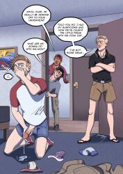 boomersm caught caught_in_the_act caught_masturbating cum cumming dripping_cum erection faggot gay jacking_off male male_only masturbation musk penis penis_out recording smell smelling_underwear sniffing text text_bubble twink yaoi
