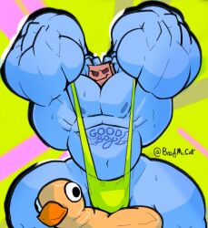 bara buff godstv kinni_(godstv) lime_mankini male mankini sexy yaoi