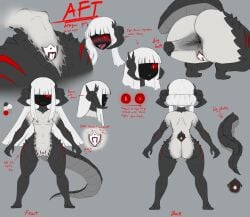 1_eye aft anal_only_maebari animal_humanoid anus ass big_anus big_butt breasts crouching darkafterdark dragon dragon_humanoid female genitals hair hi_res horn humanoid maebari model_sheet mythological_creature mythological_scalie mythology plump_labia pussy scales scalie short_stack shortstack small_breasts solo spreading_anus spreading_ass tail thick_thighs white_body white_hair