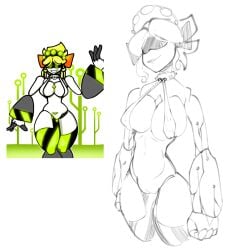 72n'd_(murder_drones) big_ass big_breasts big_butt female_only fuck_and_suck murder_drones nsfw nsfw_version porn