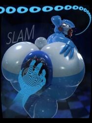 3:4 3d_(artwork) absurd_res anal anal_fluids anal_sex animatronic anthro anus ass bent_over big_butt blue_anus bodily_fluids breath bubble_butt buckteeth butt_focus buttplug buttplug_in_ass buttplug_insertion checkered checkered_floor crying dialogue digital_media_(artwork) disembodied_hand duo english_text eye_roll femboy five_nights_at_freddy's five_nights_at_freddy's_2 glistening glistening_body glowing glowing_eyes hand_on_butt hand_on_own_butt hi_res hologram huge_butt huge_buttplug lagomorph leporid lips machine male mammal object_in_ass panting penetration plug_(sex_toy) plug_insertion profanity puffy_anus rabbit rckke rear_view robot robot_anthro scottgames scut_tail sex_toy sex_toy_in_ass sex_toy_insertion short_tail slam smile solo_focus spread_butt spreading sweat sweaty_body tail tears tears_of_pleasure teeth text thick_thighs toy_bonnie_(fnaf)