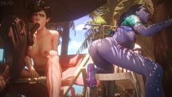 2boys 2girls 3d_animation amelie_lacroix animated animation areola areolae ass ass bare_arms bare_breasts bare_legs bare_shoulders bare_thighs barefoot beach bikini bikini_aside bikini_pull bikini_top blizzard_entertainment blowjob blowjob_face bottomless breasts breasts_out brown_hair chair cock cock_in_mouth cock_worship dark-skinned_male dark_skin dark_skinned_female deepthroat deepthroat_no_hands dick dick_in_mouth drink drinking feet female freckles freckles_on_face hi_res high_resolution highres holding_legs holding_partner interracial interracial_sex lena_oxton light-skinned_female light_skin lips looking_at_another looking_at_partner male mept44 midnight_datura midriff nipples on_chair open_mouth oral oral_penetration oral_sex outside outside_sex overwatch overwatch_2 pale-skinned_female pale_skin partially_clothed partially_nude penetration penis penis_in_mouth pink_areola pink_areolae pink_nipples pixiewillow purple_hair purple_skin short_hair sitting sound sound_effects summer sunglasses tagme toes toes_scrunch toes_spread topless topless_female tracer variant variant_set video video_game video_game_character video_game_franchise video_games voice_acted widowmaker yellow_eyes