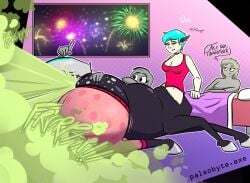 centaur centauress fart fart_fetish farting farting_in_face new_year superholdit