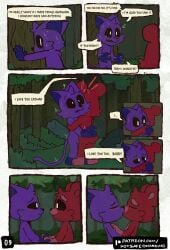 1boy 1boy1girl 1girl 2025 anthro bear bobby_bearhug cat cat_tail catnap catnap_(poppy_playtime) comic comic_page critters_(poppy_playtime) domestic_cat duo felid feline felis female feral fur kissing male male/female mammal mob_entertainment mob_games no_humans notsafeforwanking poppy_playtime poppy_playtime_(chapter_3) purple_body purple_fur smiling_critters tagme tail text