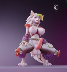 3d_(artwork) 4_toes 5_fingers absurd_res animal_genitalia animal_penis animatronic anthro areola arm_warmers armwear balls barbell_piercing belt big_balls big_breasts bracelet breasts canid canine canine_genitalia canine_penis canis casual_nudity claws clothing collar crouching digital_media_(artwork) digitigrade ear_piercing ear_ring erection eyeshadow feet fingers five_nights_at_freddy's five_nights_at_freddy's:_security_breach ftg_crossgender fti_crossgender genitals glistening glistening_body gradient_background green_claws grey_body gynomorph hair hand_on_leg hand_on_own_leg hand_on_own_thigh hand_on_thigh hi_res huge_filesize impaer_jaster intersex jewelry knot knotted_penis leg_warmers legband legwear long_hair looking_at_viewer machine makeup mammal nipple_barbell nipple_piercing nipples pattern_arm_warmers pattern_armwear pattern_clothing pattern_leg_warmers pattern_legwear paws penis piercing pink_areola pink_knot pink_nipples pink_penis purple_arm_warmers purple_armwear purple_background purple_claws purple_clothing purple_eyeshadow purple_leg_warmers purple_legwear ring_piercing robot robot_anthro roxanne_wolf rule_63 scottgames sheath shoulder_pads simple_background solo spiked_belt spiked_bracelet spiked_collar spiked_legband spikes spread_legs spreading steel_wool_studios striped_arm_warmers striped_armwear striped_clothing striped_leg_warmers striped_legwear stripes tail thick_thighs toes watermark white_hair wide_hips wolf yellow_eyes