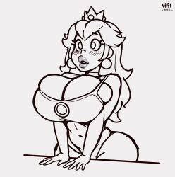 princess peach from mario (series) by wifi